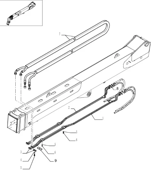 87526239 - Трубка гидравлической системы
